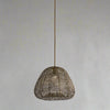 Antique Bronze Braided Metal Hanging Light - 2970118 - Uneeka