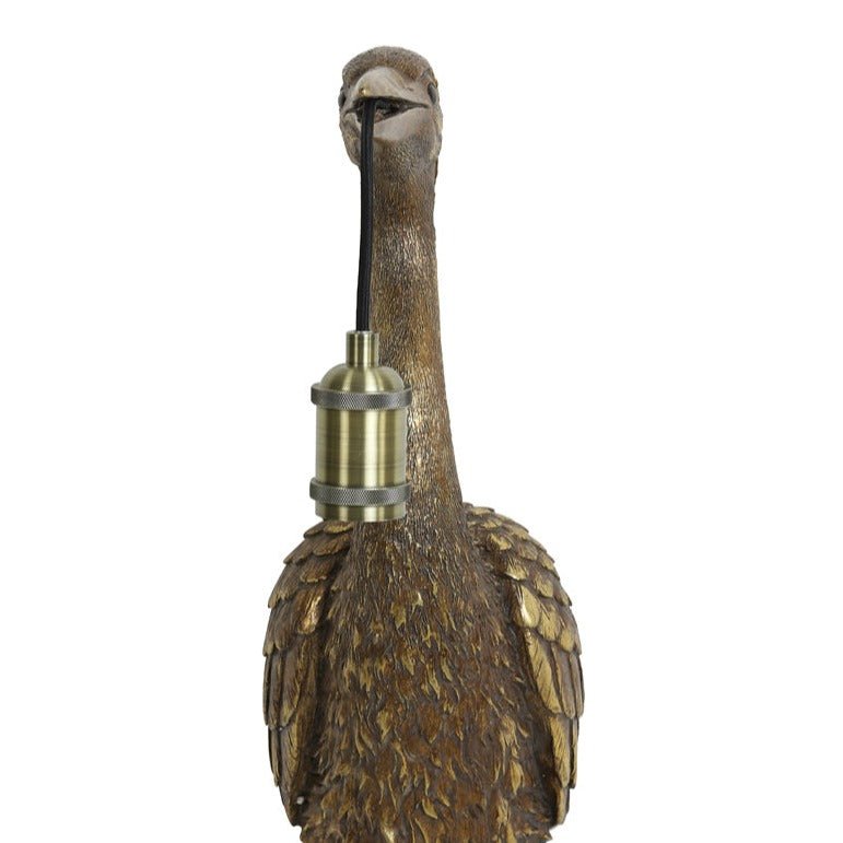 Antique Bronze Crane Wall Light - 3122685 - Uneeka