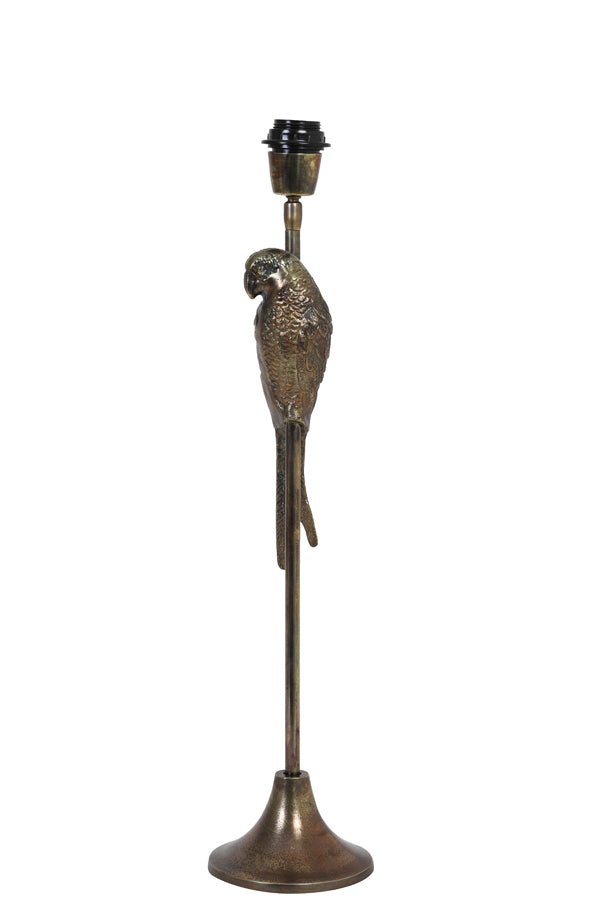 Antique Bronze Parrot Lamp Base - 8194218 - Uneeka