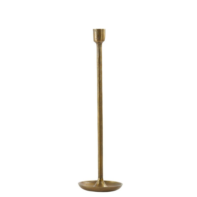 Antique Bronze Slim Candle Holder - 6052018 - Uneeka