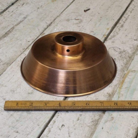 Antique Copper Bistro Hanging Light Shade - G125.AB - Uneeka