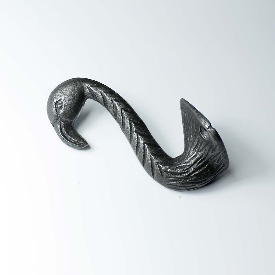 Antique Iron Flamingo Coat Hook - E133.AB - Uneeka