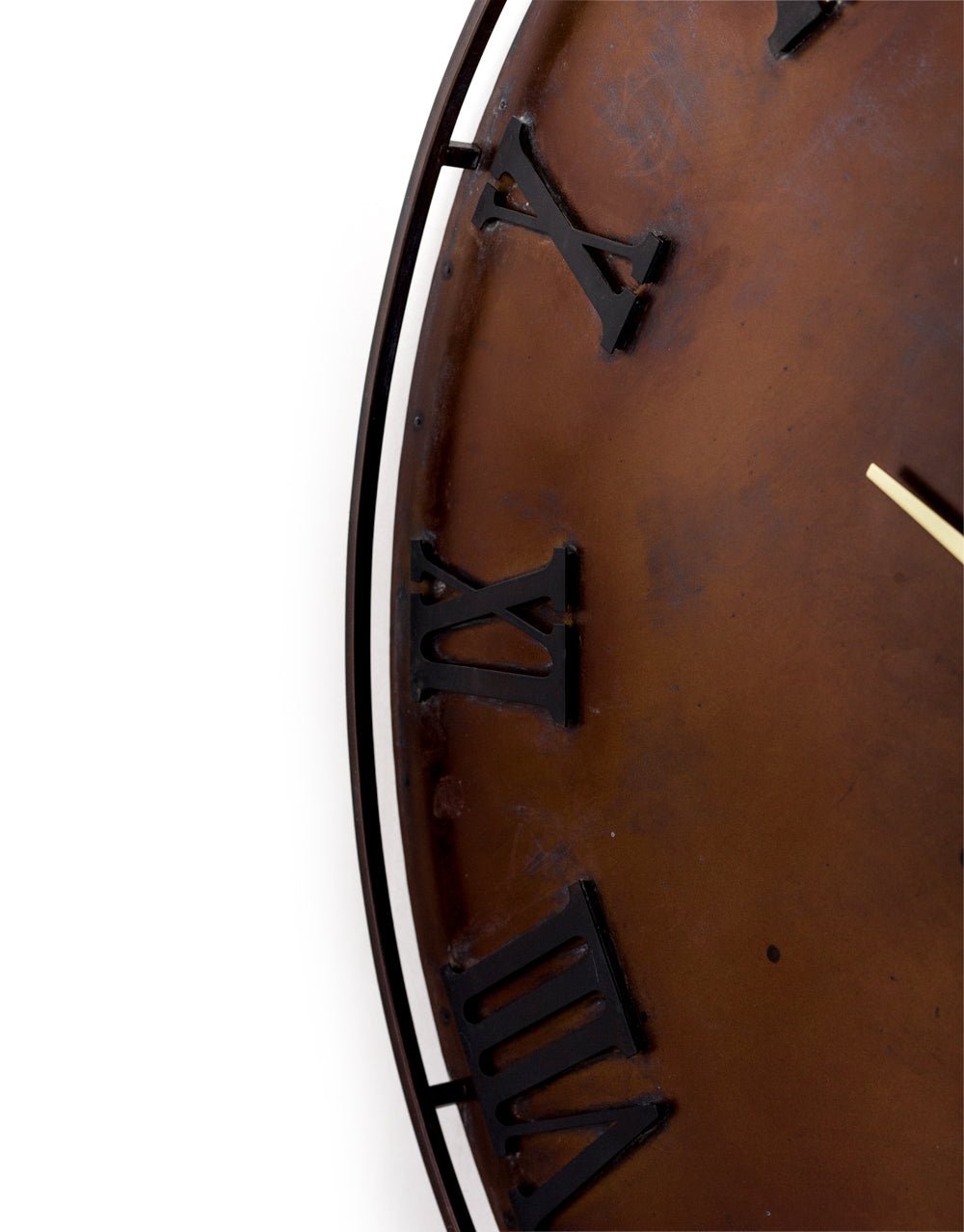 Antique Iron Industrial Wall Clock - HKL55 - Uneeka