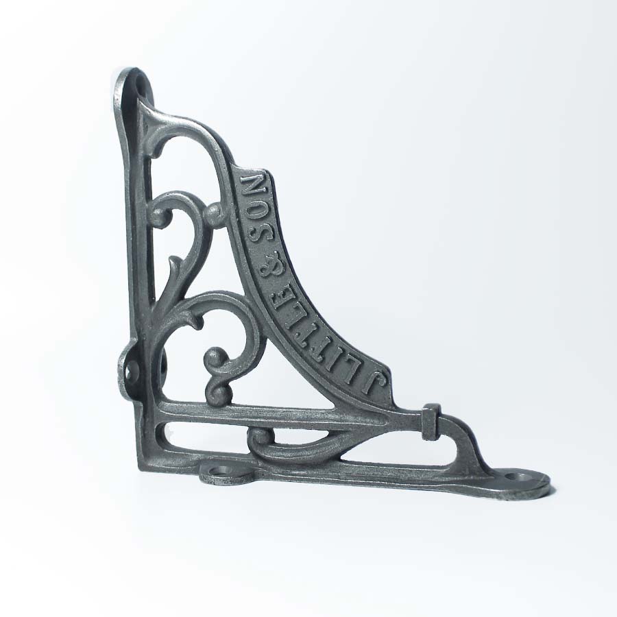 Antique Iron J Little & Son Shelf Bracket - 70.070J.AI.150 - Uneeka