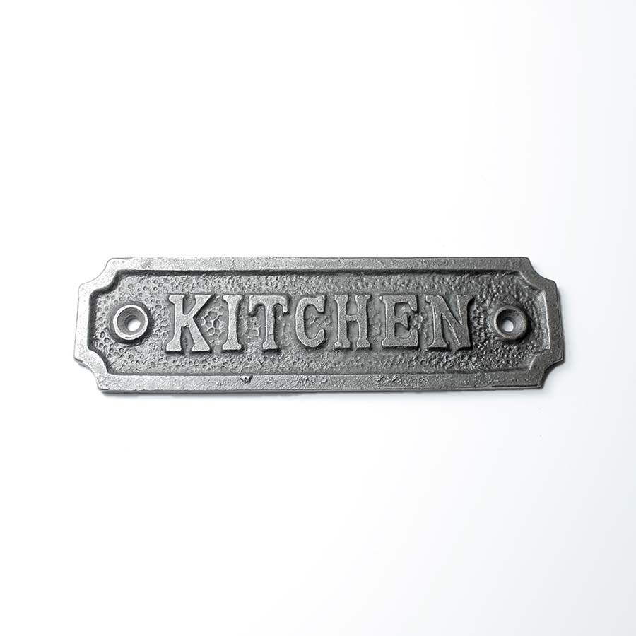 Antique Iron Kitchen Plaque - E142.WU - Uneeka