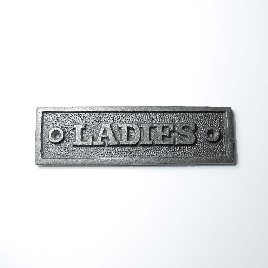 Antique Iron Ladies Plaque - 70.342.AI.LA - Uneeka