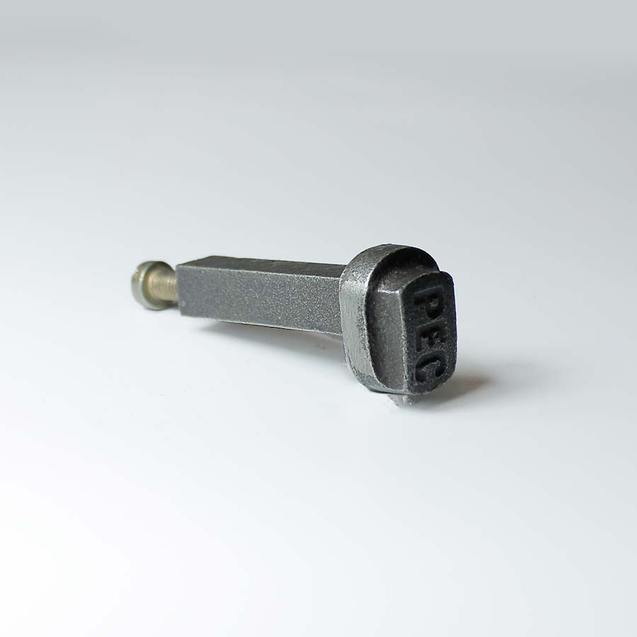 Antique Iron Peg Style Coat Hook with Screw - 70.338P.AI.100 - Uneeka