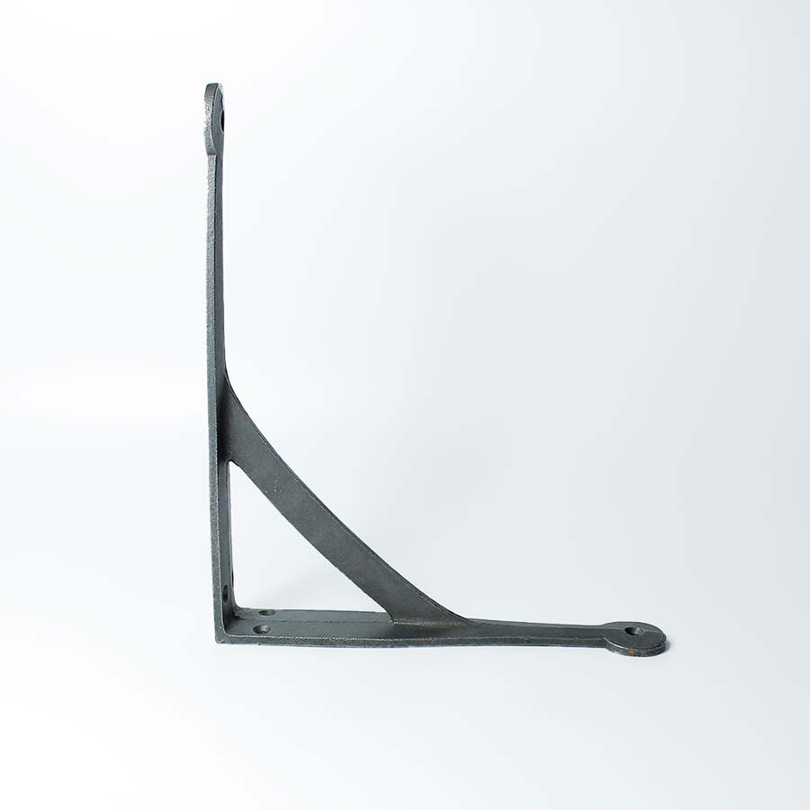 Antique Iron Penny End Gallows Shelf Bracket - 70.072.AI.250 - Uneeka