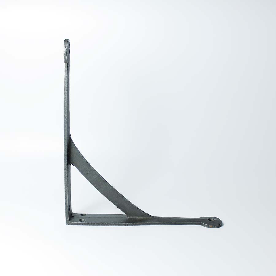 Antique Iron Penny End Gallows Shelf Bracket - 70.072.AI.225 - Uneeka