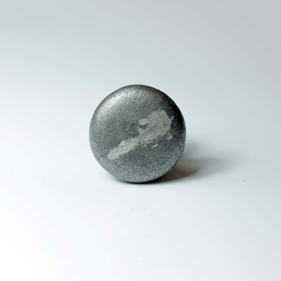 Antique Iron Plain Shaker Knob - 70.086.AI.35B - Uneeka