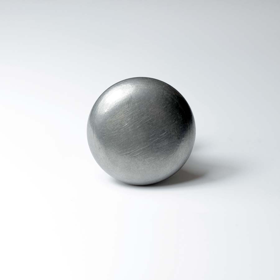 Antique Iron Plain Smooth Shaker Knob - 49.086.AI.35C - Uneeka