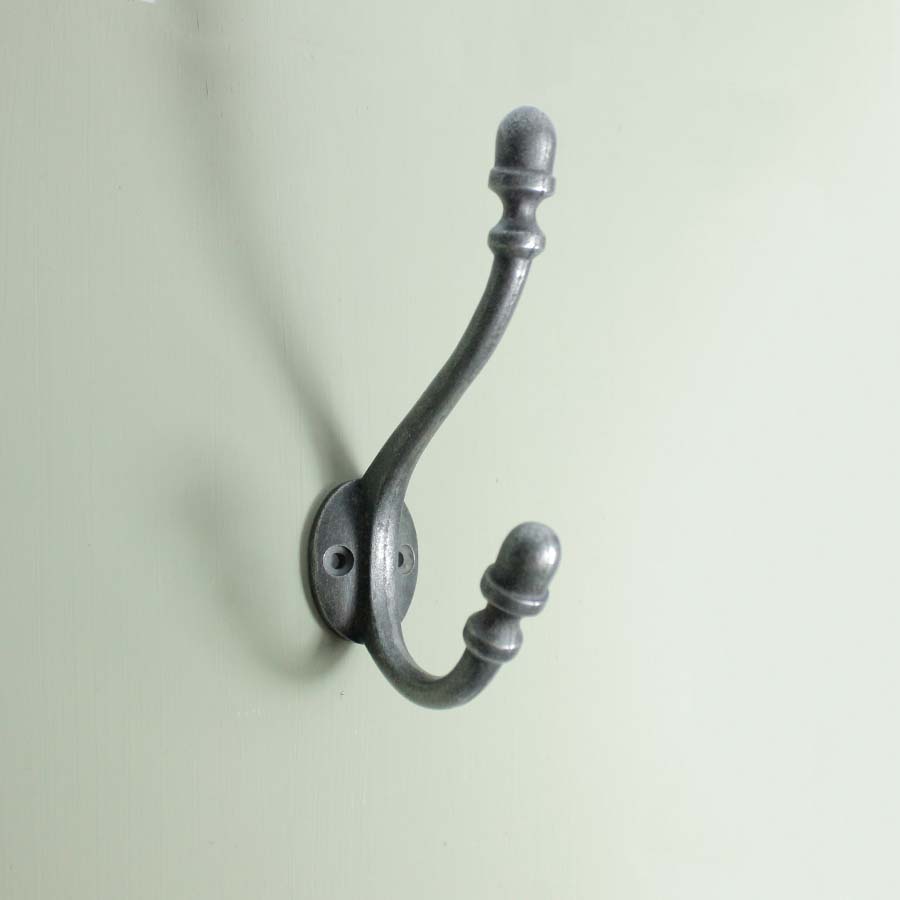 Antique Iron Strong Malleable Acorn Tip Hat & Coat Hook - 70.336B.AI.135 - Uneeka