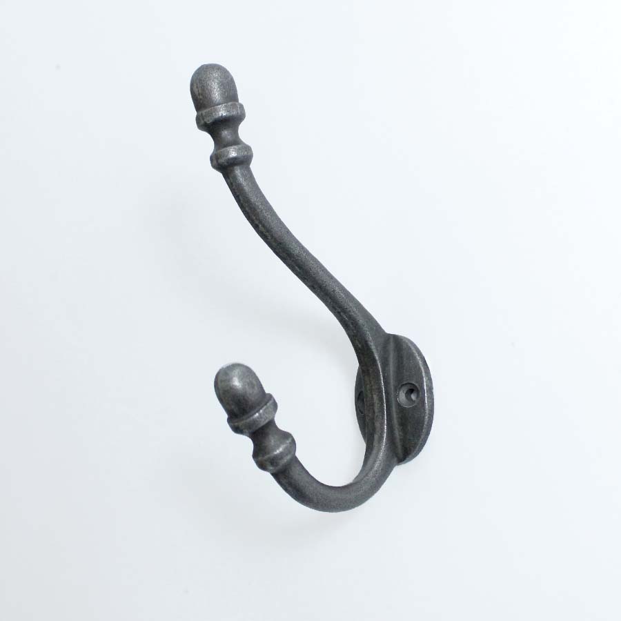 Antique Iron Strong Malleable Acorn Tip Hat & Coat Hook - 70.336B.AI.135 - Uneeka