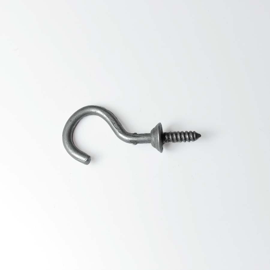 Antique Iron Traditional Small Cup Hook - 70.337B.AI.38 - Uneeka