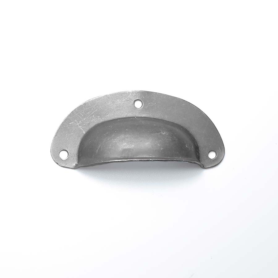 Basic Handle Antique Silver Cup Handle | Elegant Drawer & Cabinet Pull | Uneeka