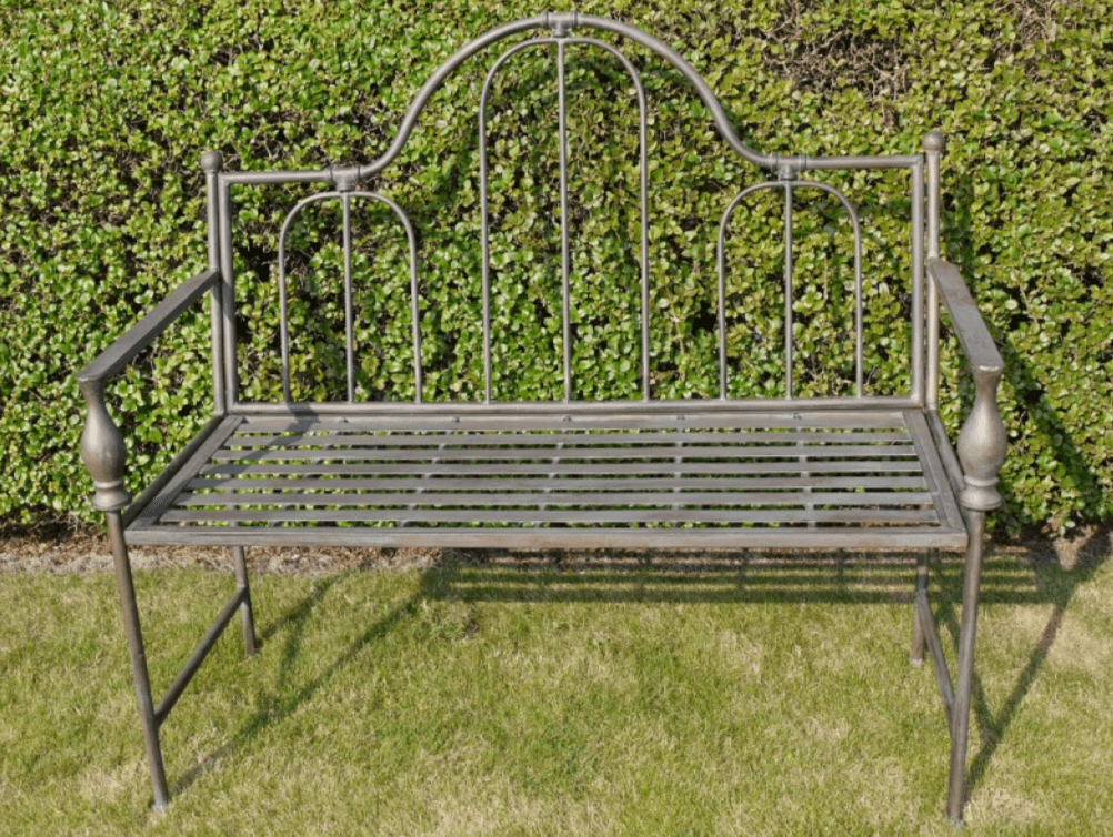 Antique Style Metal Bench - 4458 - Uneeka