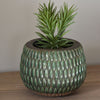 Armadillo Textured Green Plant Pot - SNT988 - Uneeka