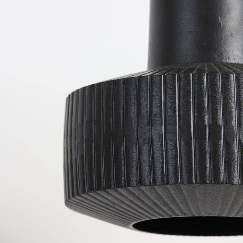 Art Deco Style Matte Black Hanging Lamp - 2948458 - Uneeka