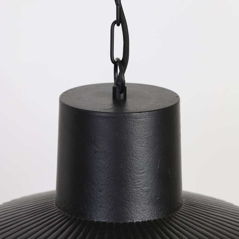 Art Deco Style Matte Black Hanging Lamp - 2948458 - Uneeka