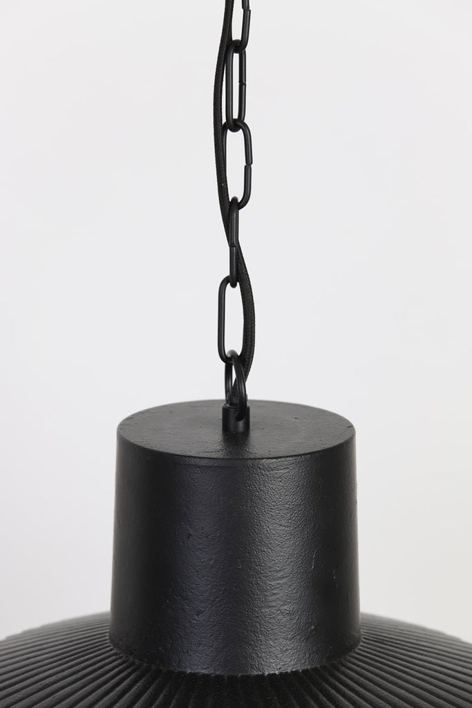 Art Deco Style Matte Black Hanging Lamp - 2948458 - Uneeka