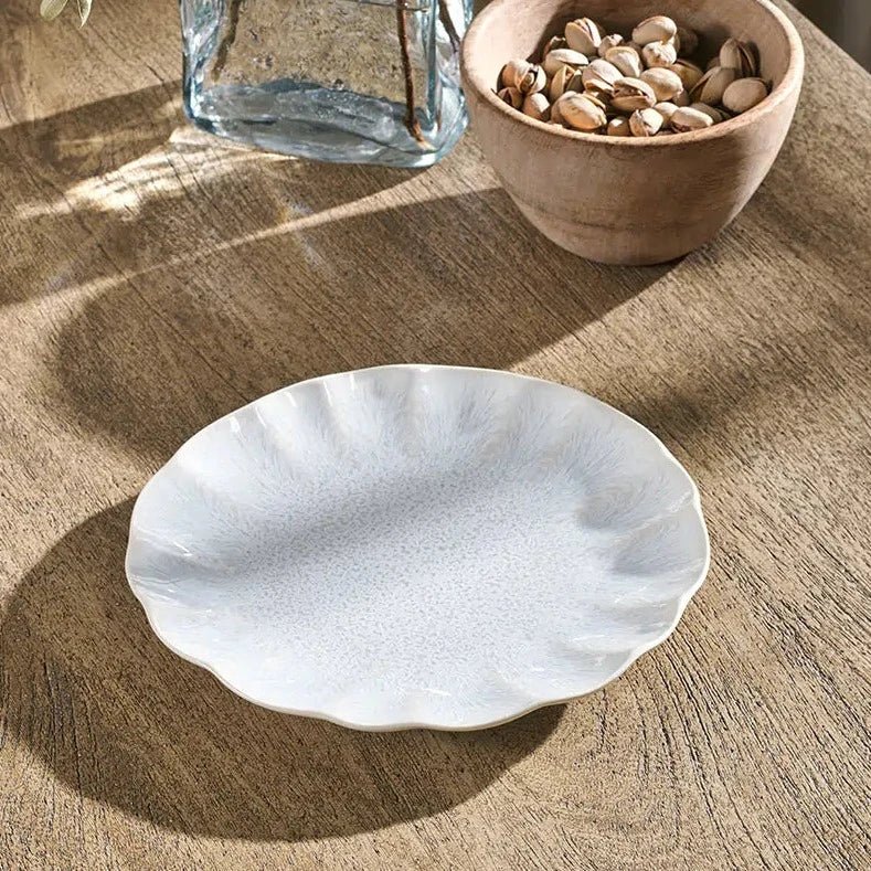 Aruvi Cream Scalloped Edge Side Plate - AS2301 - Uneeka