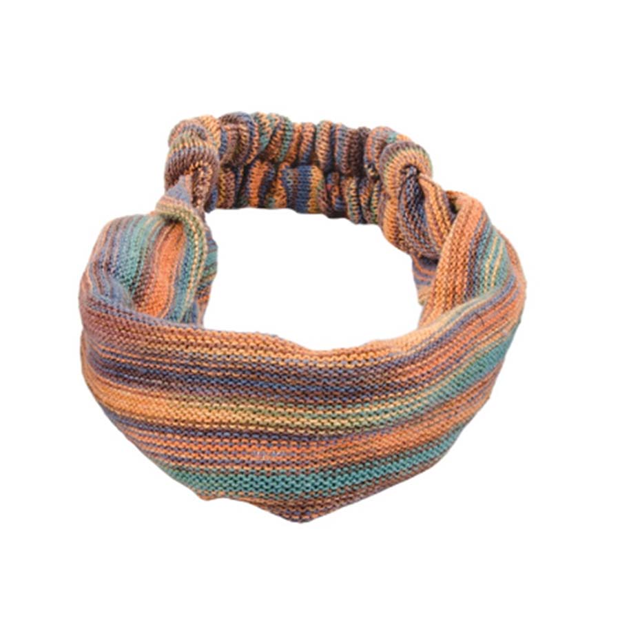 Assorted Colour Cotton Knit Headband - HB105 - Uneeka