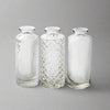 Assorted Pattern Mini Clear Bottle Vases - CV01051 - Uneeka