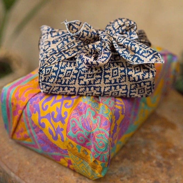 Assorted Recycled Sari Gift Wrap - GW120 - Uneeka