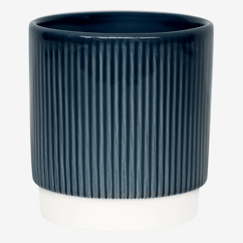 Athens Reactive Glaze Ribbed Planter* - ARGRPG13 - Uneeka