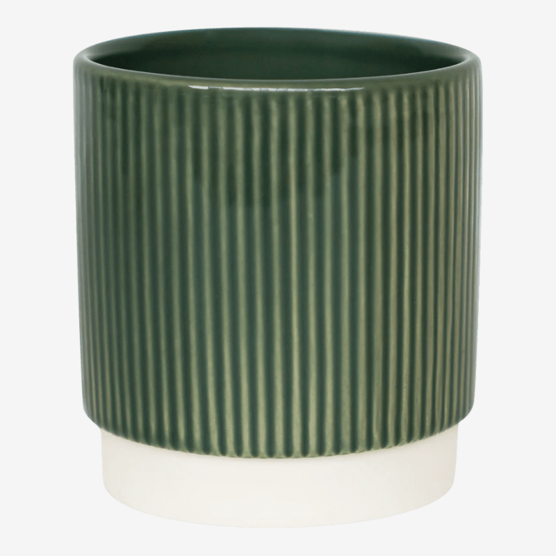 Athens Reactive Glaze Ribbed Planter* - ARGRPG13 - Uneeka