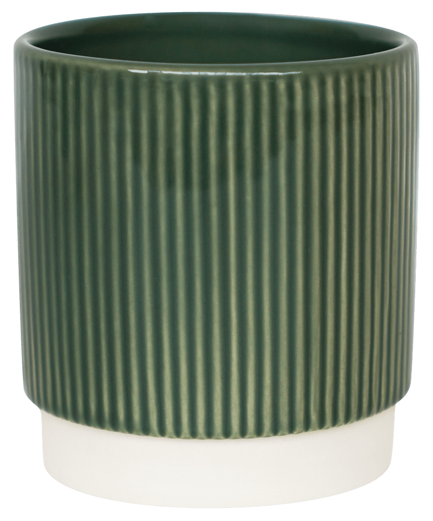 Athens Reactive Glaze Ribbed Planter - ARGRPG13 - Uneeka