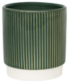 Athens Reactive Glaze Ribbed Planter - ARGRPG13 - Uneeka