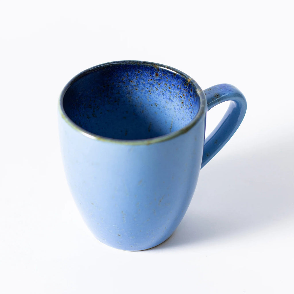 Azure Blue Glazed Stoneware Mug - 882222 - Uneeka