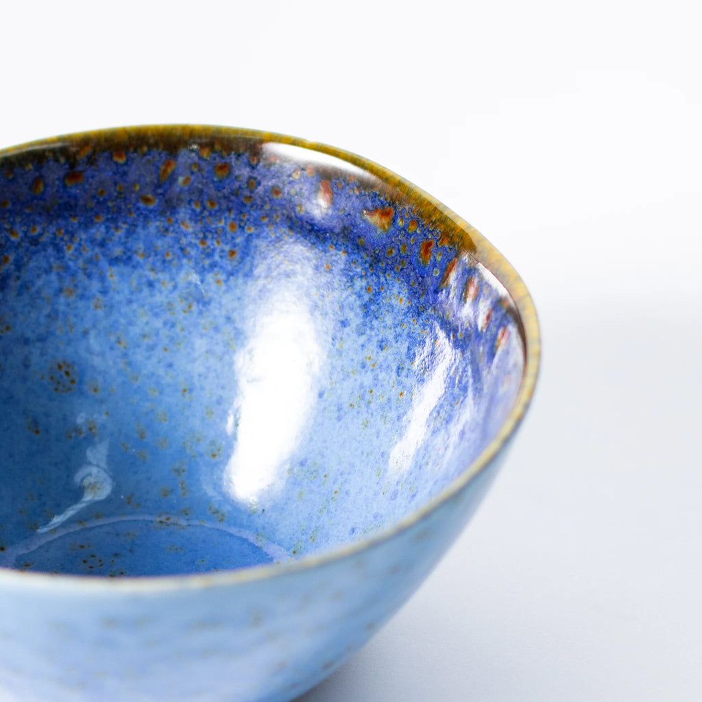 Azure Blue Glazed Stoneware Small Serving Bowl - 882218 - Uneeka