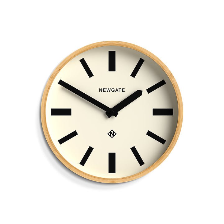 Bailey Bamboo Silent Wall Clock - BAL250LB - Uneeka