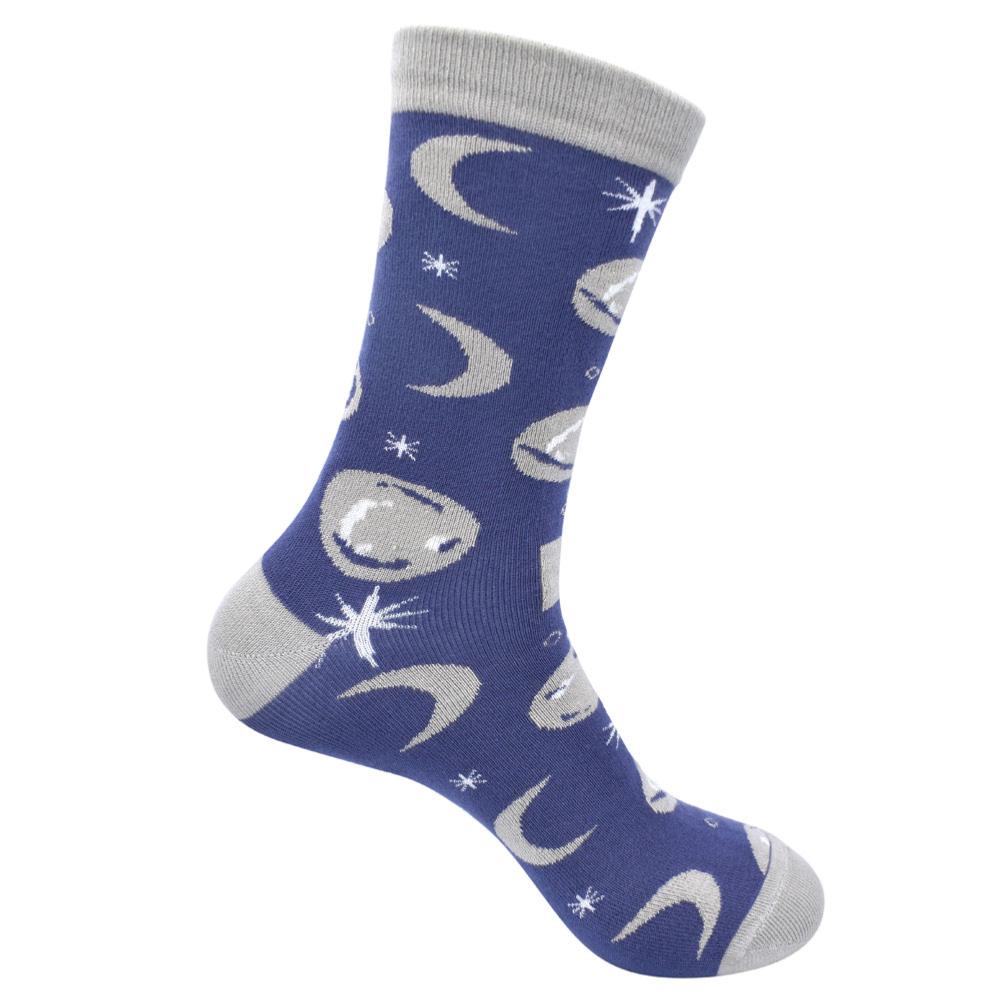 Bamboo Socks - Blue Moon Phase - ASPB002M - Uneeka