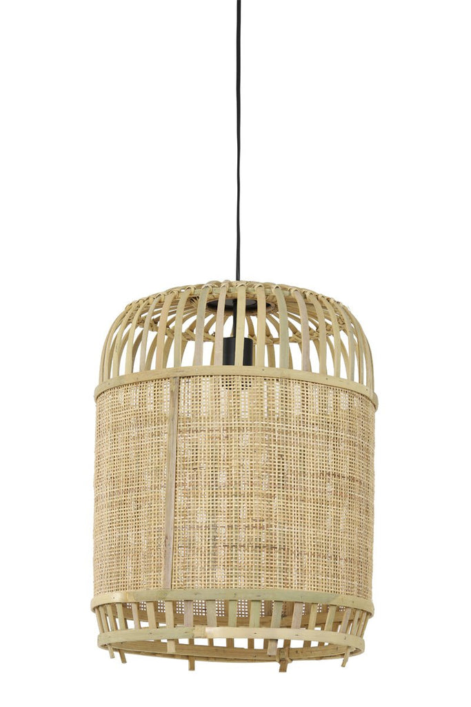 Bamboo & Webbing Natural Hanging Lamp* - 2943430 - Uneeka