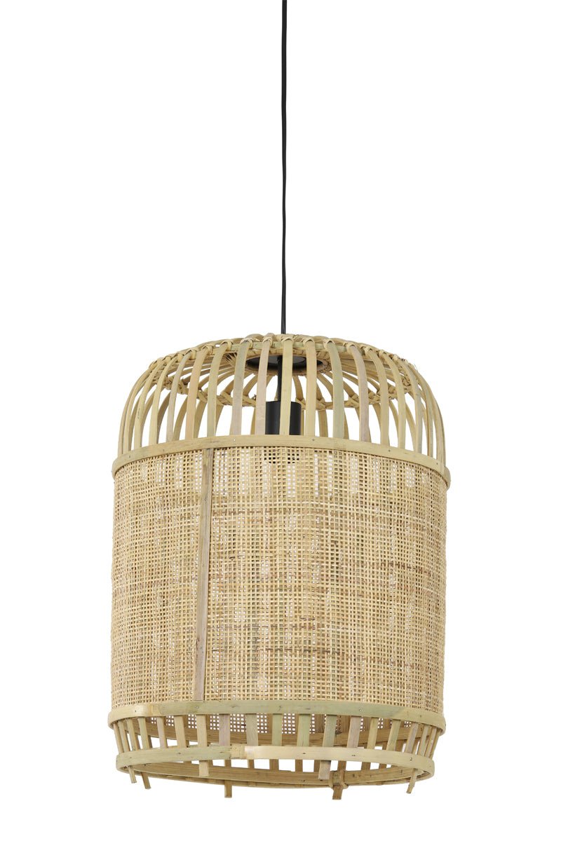 Bamboo & Webbing Natural Hanging Lamp* - 2943430 - Uneeka
