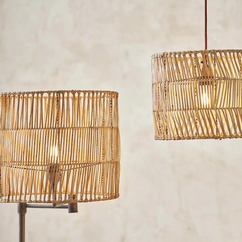 Banso Wicker Natural Lampshade - BL4902 - Uneeka