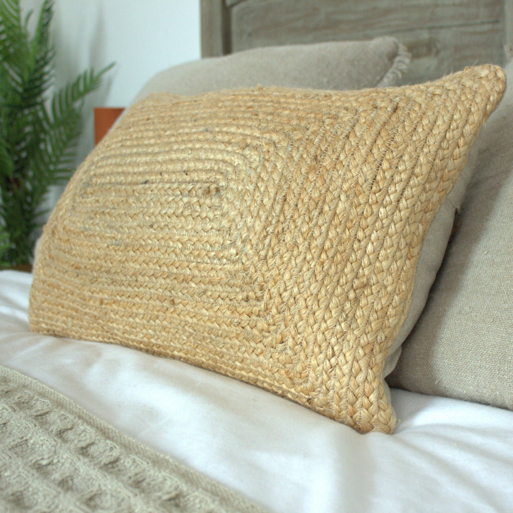 Barjora Braided Hemp Cushion - BC5001 - Uneeka