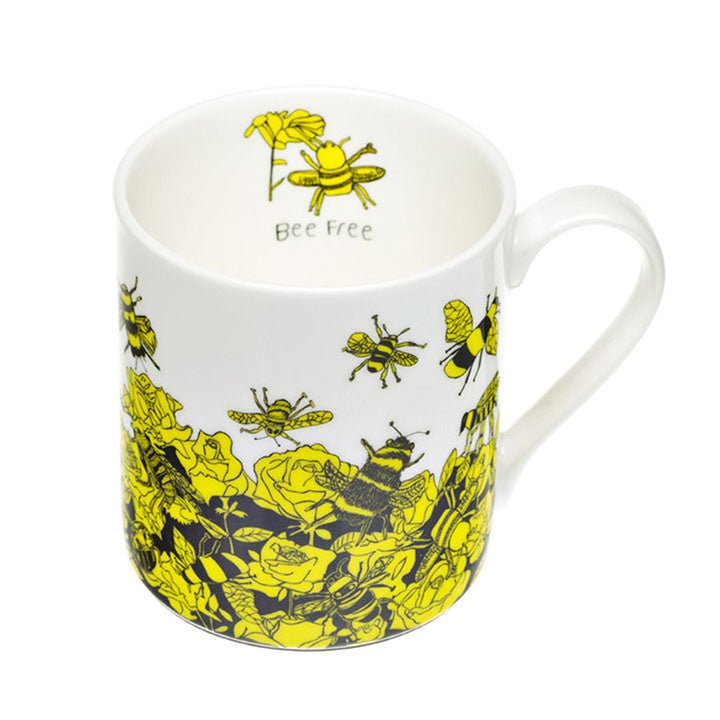 Bee Free Fine Bone China Mug - MUG021 - Uneeka