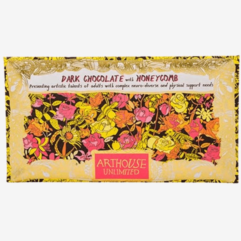 Bee Free Handmade Dark Chocolate with Honeycomb Bar - CHOC063 - Uneeka