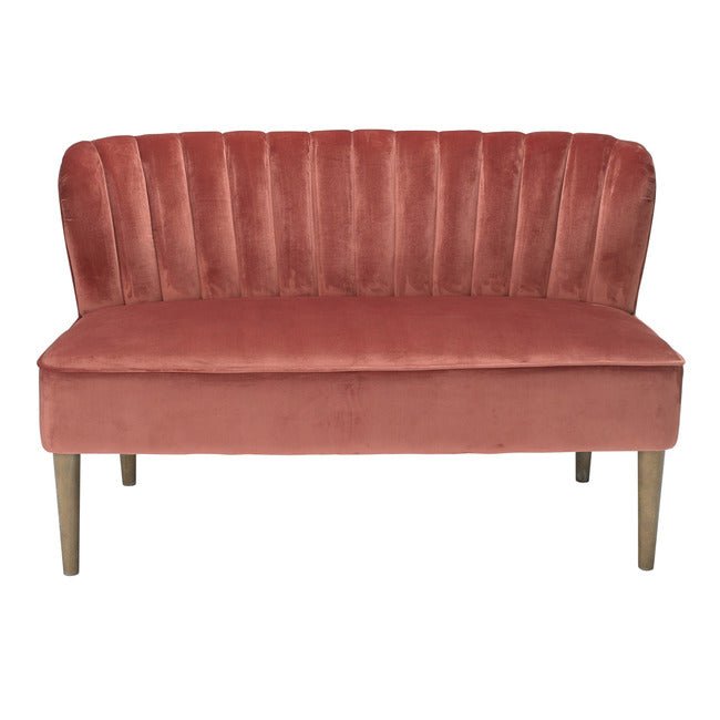 Bella Two Seater Sofa - BELSOFAPINK - Uneeka