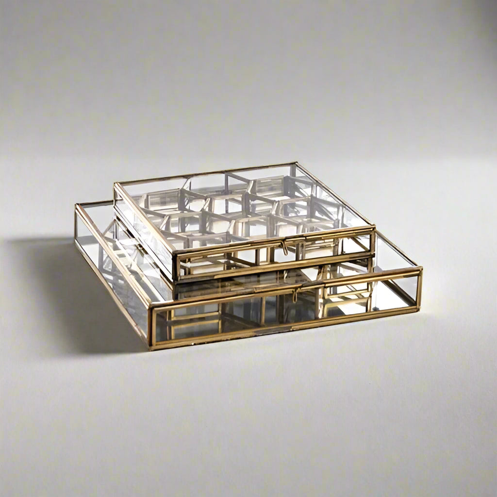 Bequai Honeycomb Antique Brass Box - BH0301 - Uneeka