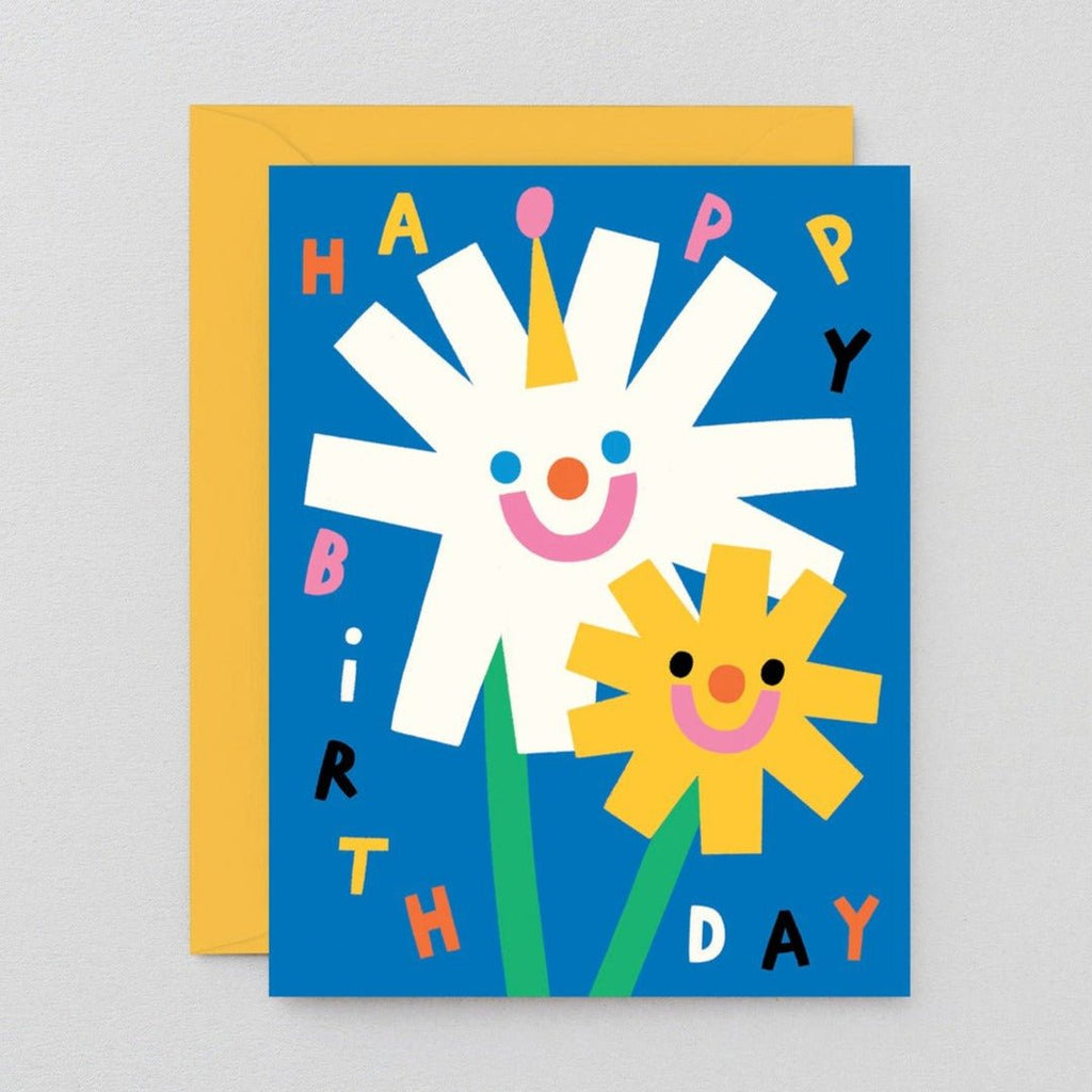 Birthday Flowers Kids Birthday Card - KC006 - Uneeka