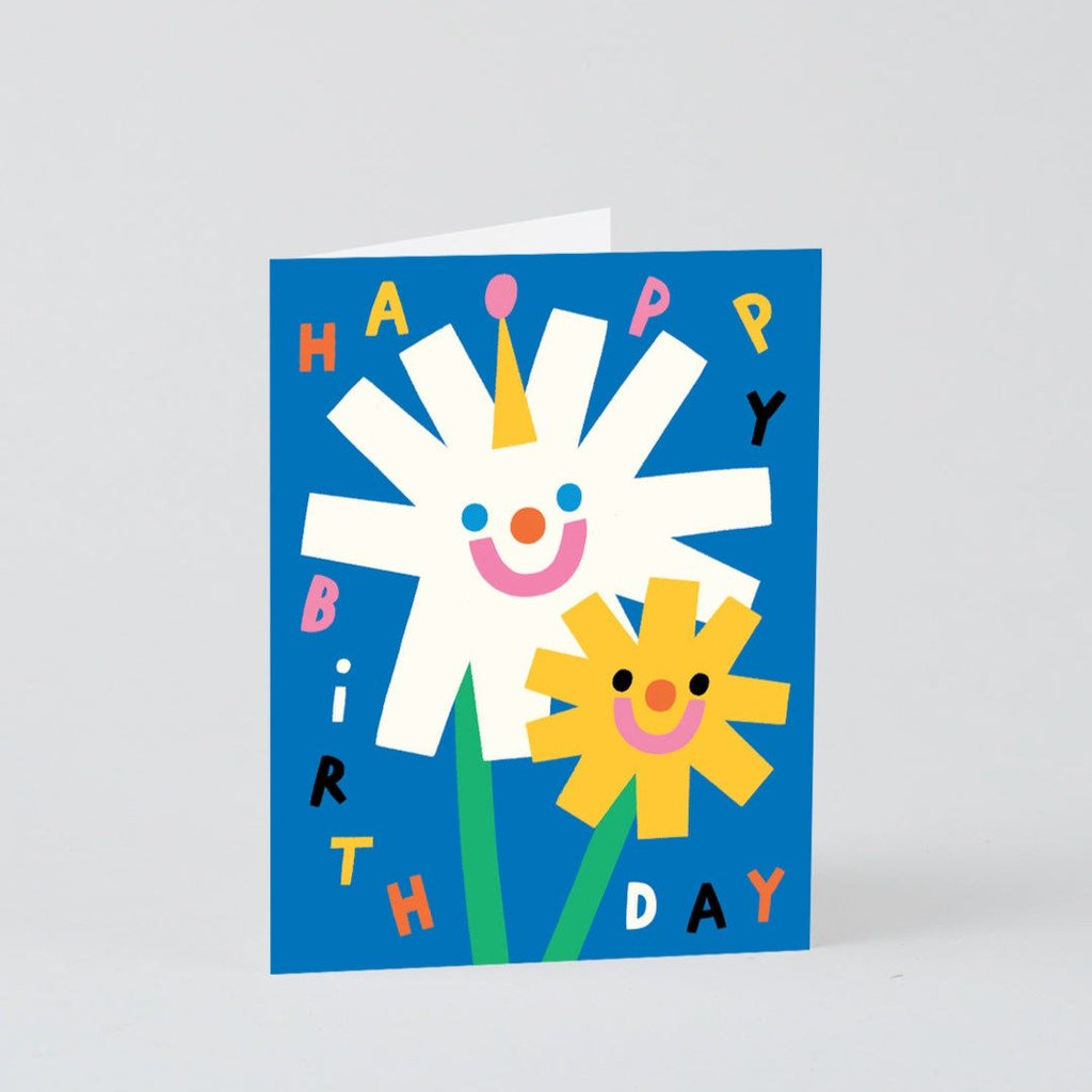 Birthday Flowers Kids Birthday Card - KC006 - Uneeka