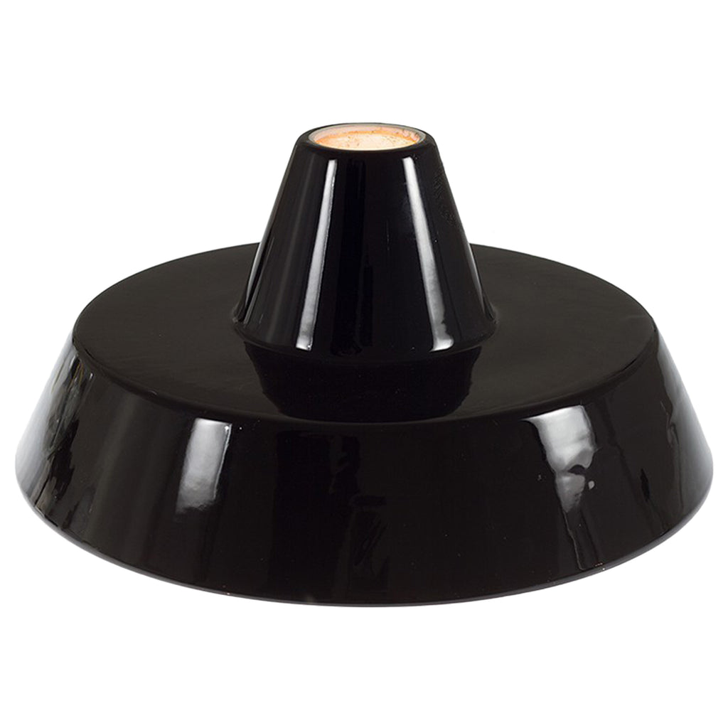 Black and Copper Industrial Ceramic Lampshade - EKPSNERA - Uneeka