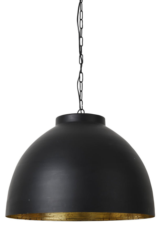 Black And Gold Metal Hanging Lamp - 3018512 - Uneeka