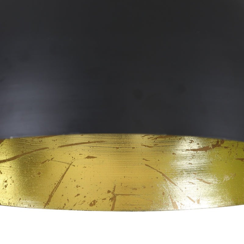 Black And Gold Metal Hanging Lamp - 3018512 - Uneeka
