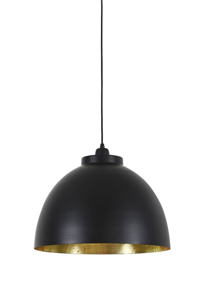 Black And Gold Metal Hanging Lamp - 3019412 - Uneeka